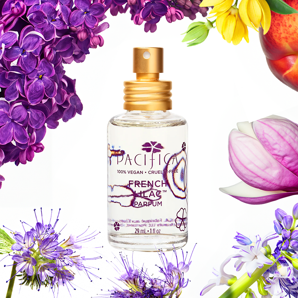 Pacifica French retailer lilac perfume bundle