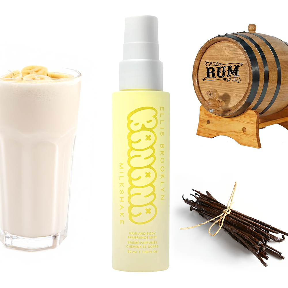 Ellis Brooklyn BANANA MILKSHAKE Hair and Body Fragrance Mist