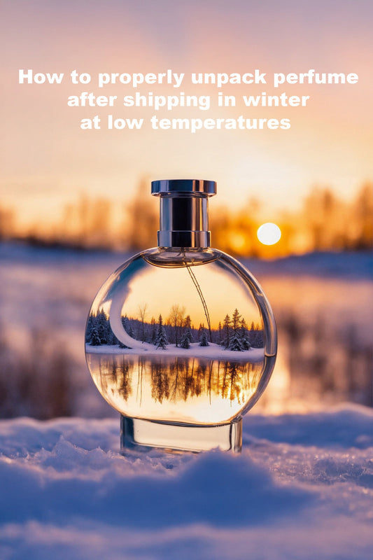 How to properly unpack perfume after shipping in winter at low temperatures
