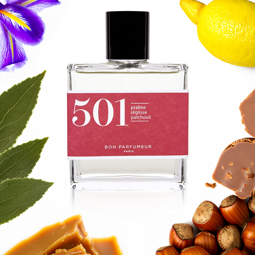 Bon Parfumeur 501 praline, licorice, patchouli