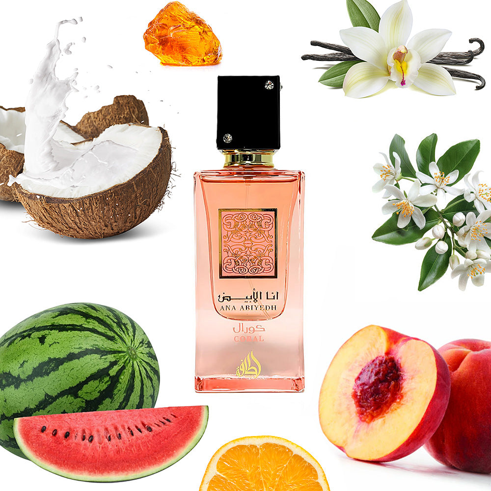 Lattafa Perfumes Ana Abiyedh Coral – Olena's Aroma Shop