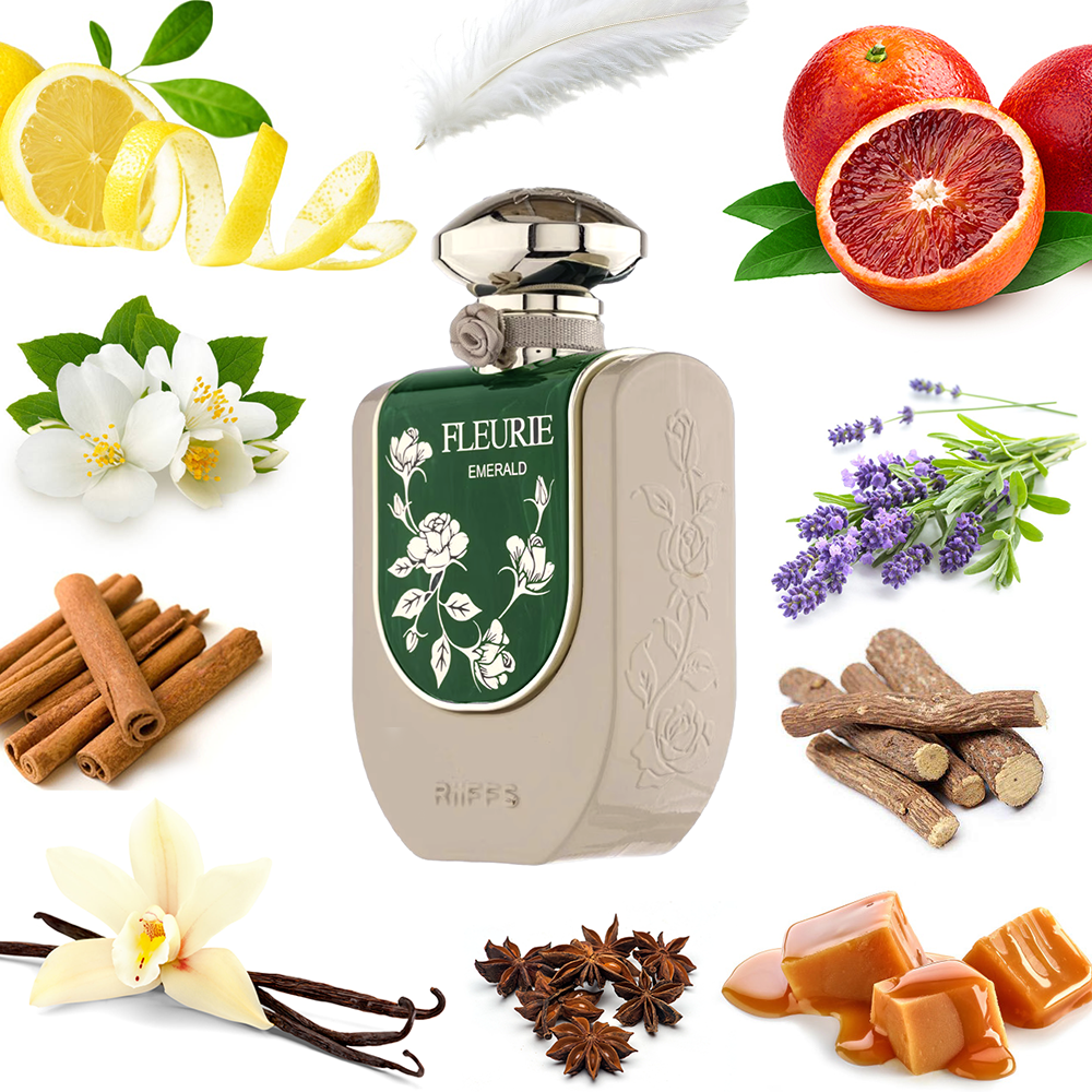 Riiffs Perfumes Fleurie Emerald Green