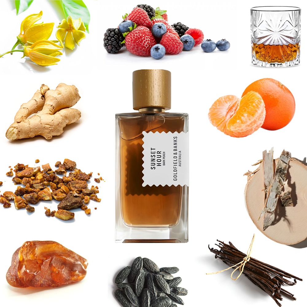 Goldfield & Banks Sunset Hour Dark Peach Sample & Decant 